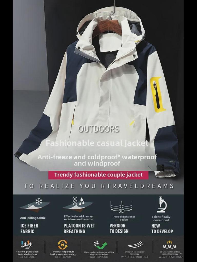 2023 Unisexové outdoorové módní bundy - Stylové, ležérní a barevné