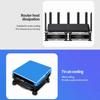 5V USB PC Case Exhaust Fan 8/12/14cm Hydraulic Bearing With Protective Net & Screws For Router TV Set‑top Box Cabinet Cooling