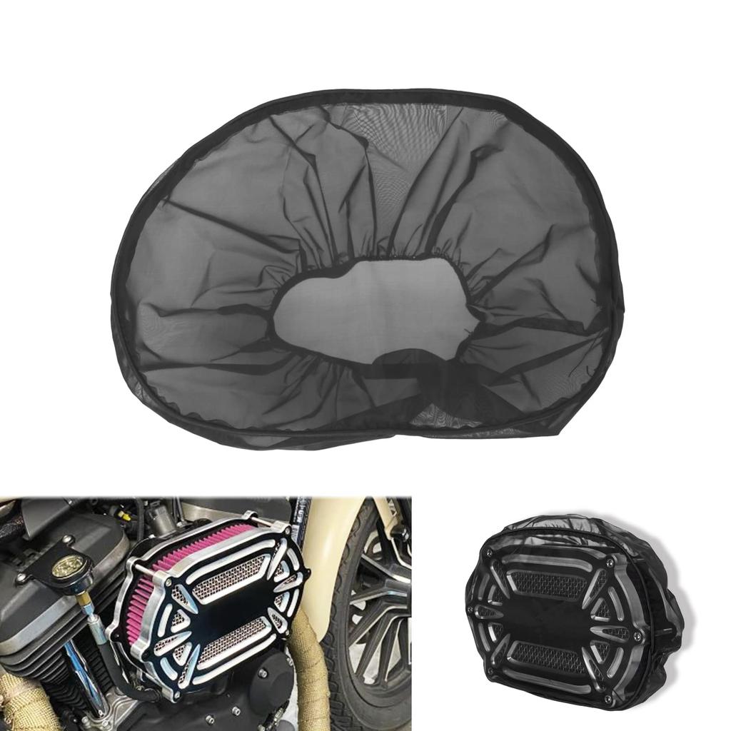 HDBUBALUS Harley Air Filter Rain Sock Cover for Harley Sportster Touring Road King Softail Dyna
