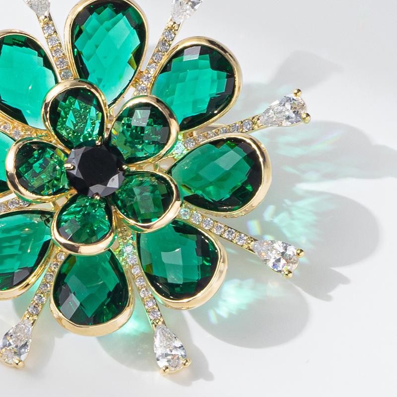 Senior brosjer blomst blad brosje pins for kvinner dress anheng mote brosjer smykker