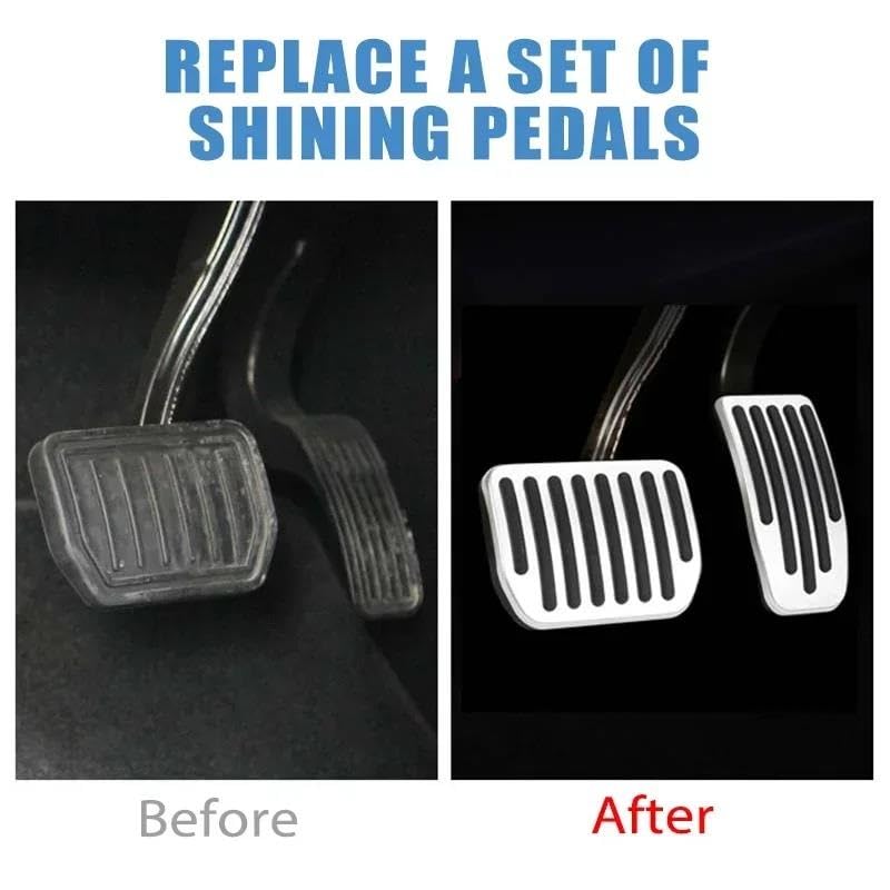 Car Pedal Pad Cover for Tesla Model Y 2021-2023 Model 3 Highland 2024 Aluminum