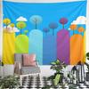 Flat Hills Trees Landscape Tapestry Wall Hanging Minimal Home Decor for Living Room Bedroom Gift