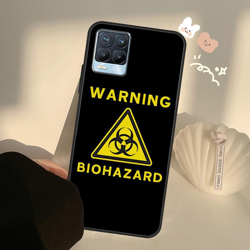 Biohazard Symbol Case For Realme C71 C63 C61 C55 C51 C53 C25 C65 C67 C75 11 12 13 14 15 Pro Plus GT6 GT7 Pro