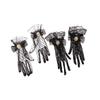 Lolita Mesh Bow Flower Lace Gloves Black White Lace Gloves Lolita Lace Sleeves Cosplay Jewelry