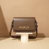 New High-end Exquisite Small Bag Fashion Lock Small Square Bag Versatile Shoulder Messenger Bag