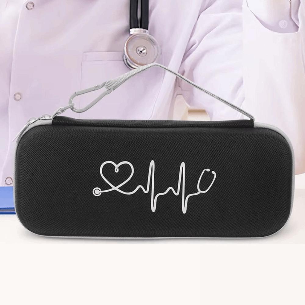 Hard Shell Stethoscope Protection Bag Mesh Pockets Stethoscope EVA Carrying Case  Hospital