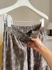 Women's Retro A-Line Floral Midi Skirt with Elastic Waist: Spring & Autumn Versatile, Forest-Inspired, Slimming Design