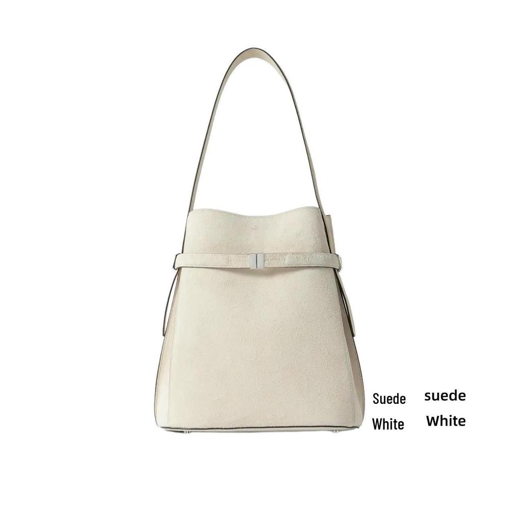 TOTEME Genuine Leather Women's Crossbody and Shoulder Bag - Casual Swedish Design for Commuting