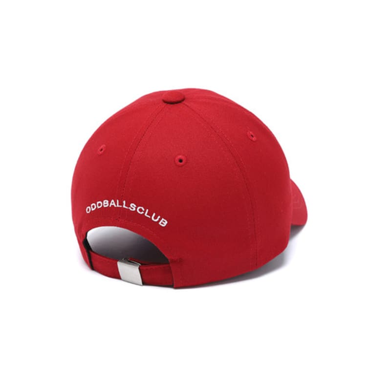 ODDBALLS CLUB Not Normal Wave Ball Cap Red