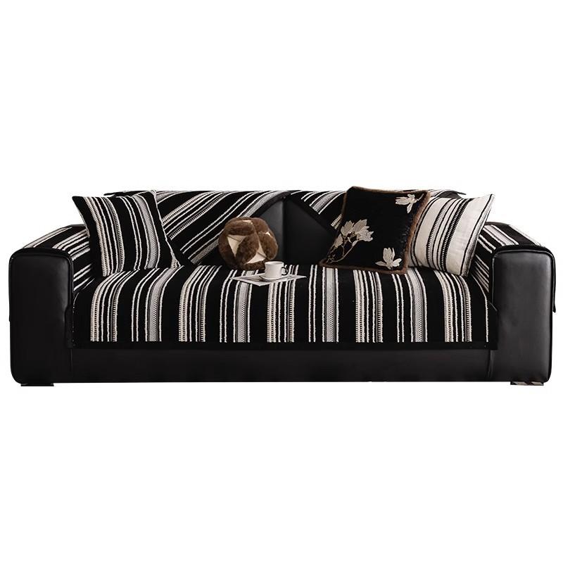 Sofa Kissen Rutschfest Retro Vier Jahreszeiten Universell Mittelalterlicher Stil Gerade Reihe Sofa Sitzkissenbezug Stoff Hochwertiges Sofa Überwurfhandtuch