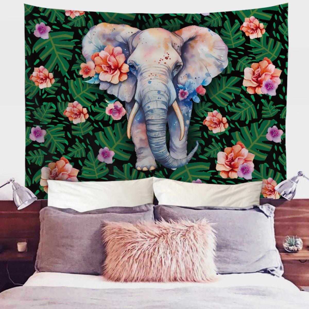 

Прикроватный гобелен с узором Санта-Клауса и лося Амазонки 100x75cm