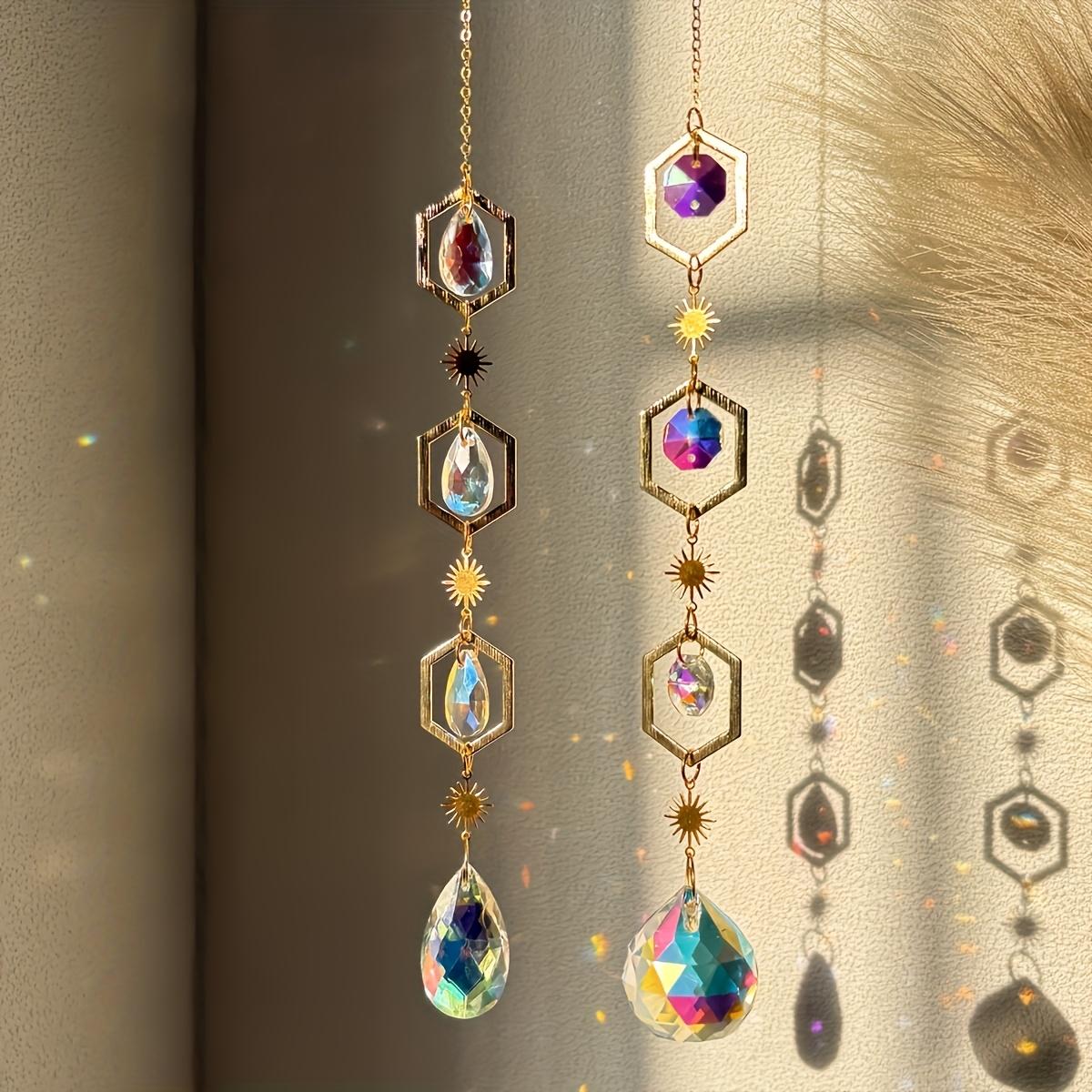 

1Pc Beautiful Crystal Hanging Ornament, Suitable for Balcony Decoration, Garden Arrangement, Window Display, and Other Occasions - an Ideal G