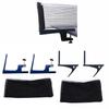Table Tennis Net and Post Set Folding PingPong Mesh Net Clip Adjustable Screw Clamp Post Table Tennis Accessories