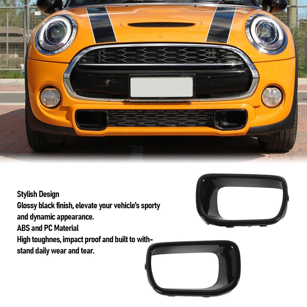 Gloss Black Front Bumper Air Duct Brake Vent Cover Trim Replacement for S F55 F56 F57 2014-2025 51117337810