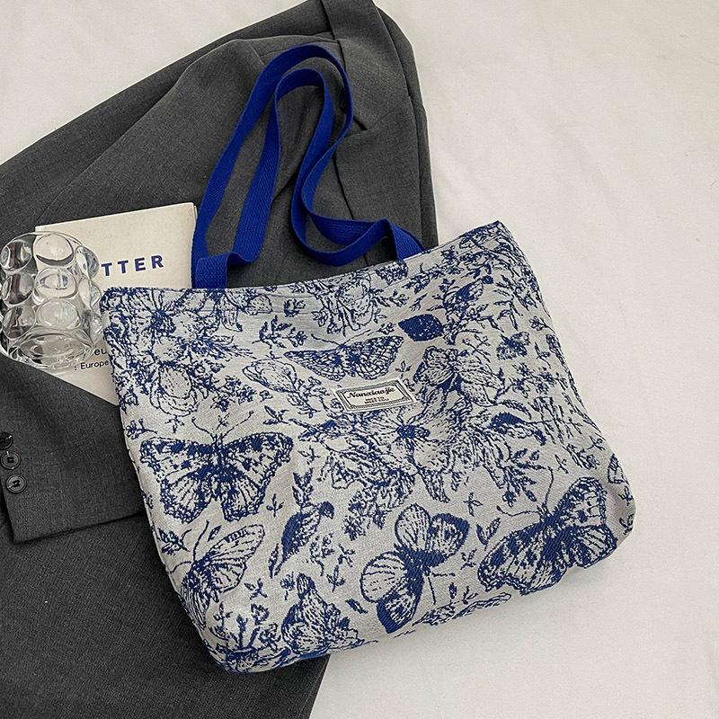 Large Capacity Single Shoulder Handbag for Women New Canvas Bag for Women Ins Versatile Shopping Commuter Tote Bag for Women