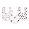 Baby Mealtime Japanese aden by aden anais Snap Bib Minnie Muslin Baby Minnie Mouse ESNC30005DIJ Bib, Disney, [Authentic Product + 3-Piece Set,