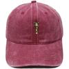 Cute Giraffe Embroidered Baseball Cap Animal Washed Retro Dad Hat Men's and Women's Casual Outdoor Sun Hat