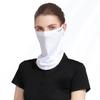Eis Seide Sonnenschutzmaske Damen Sommer Anti-UV Schnelltrocknendes Gesichtsbedeckung Schal Atmungsaktiver Damen Nackenschutz Hängendes Ohr Stirnband