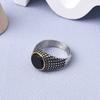 Men's Many Gemstone Style Styles 316LStainless Steel Onyx Party Rings Classic Fashion Trend Jewelry,High Quality Product