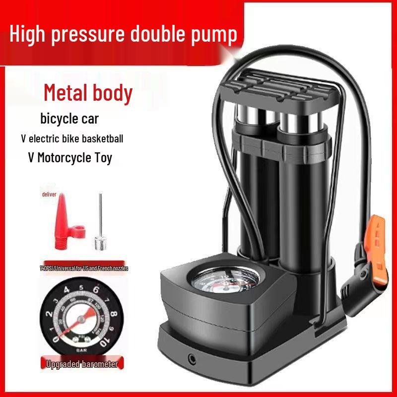 Universal High-Pressure Electric Foot Pump for Basketballs and More