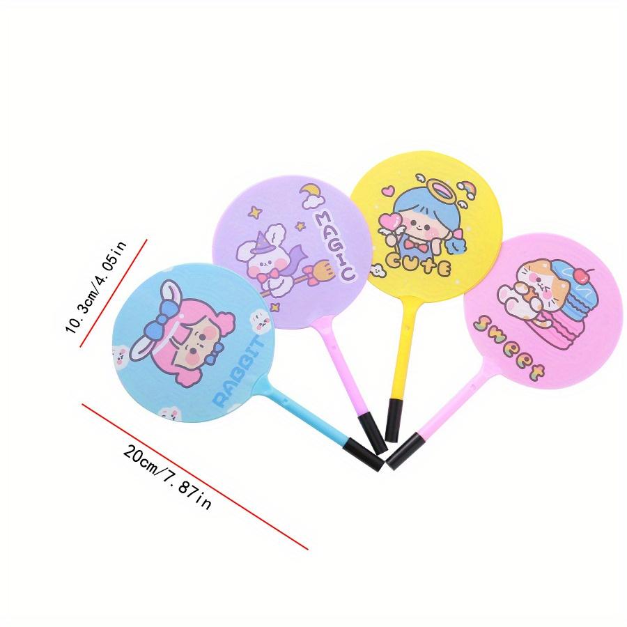 Back To School Season 10pcs 0.5mm Angel Elf Fan Pen Creative Stationery Prize Gift Writing Tool Fan Ballpoint Pen