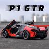 1/31 Mclaren P1 GTR Alloy Car Model Light & Sound Effect Diecast Car Toys for Boys Birthday Gift Toys Car Collection