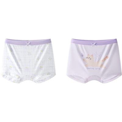 Kids' 10A Antibacterial Pure Cotton Boxer Briefs (2-Pack)