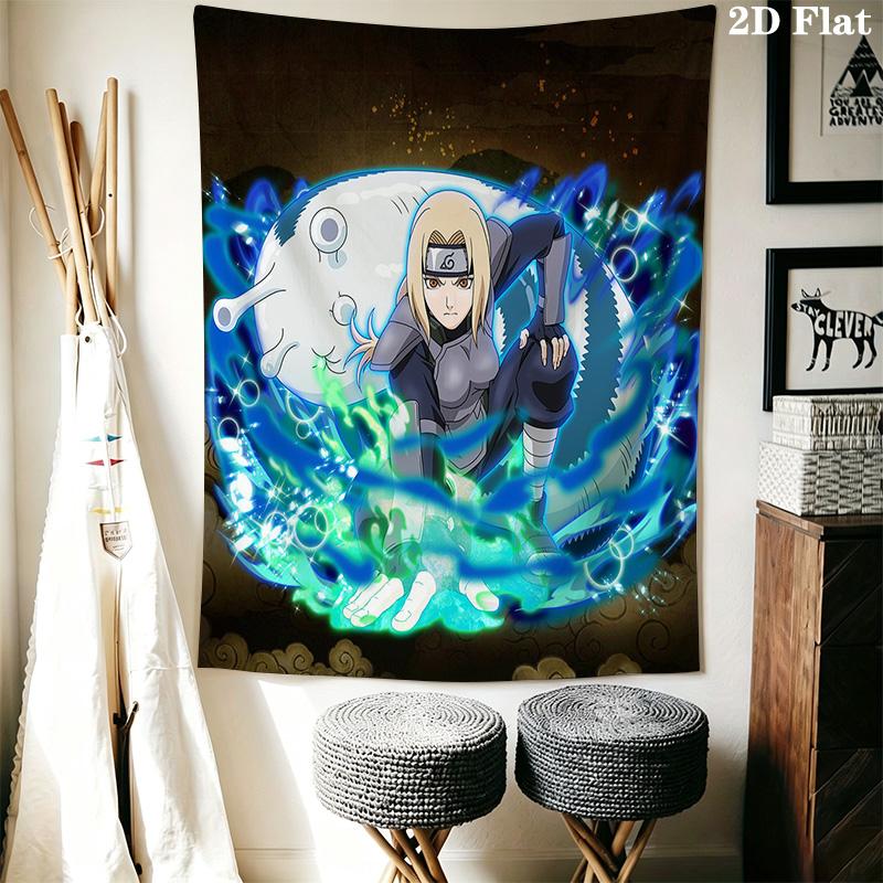 Dynamic Anime Wall Tapestry Tapestry Wallmounted Background Cloth Wall Covering Decoration Christmas Gift Background Wall Hanging Cloth