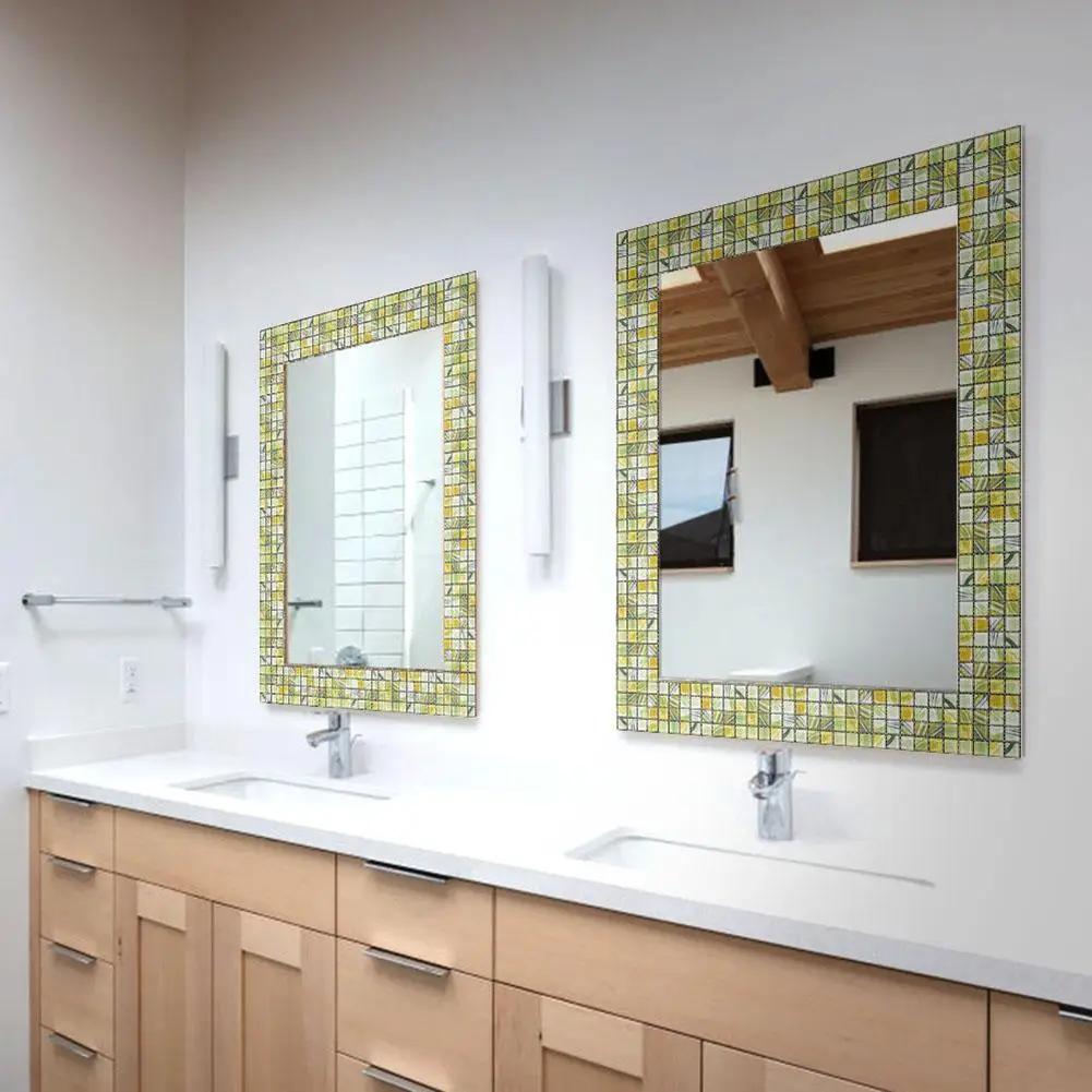 20-60pcs Self Adhesive Wallpaper Kitchen Tile Oil-proof Waterproof Wall Stickers Buiding Blocks Peel & Stick Oil Proof Kitchen