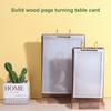 Multi Page Menu Card Holder Loose Leaf Sign Holder Display Stand  For Bar Restaurant Business Card
