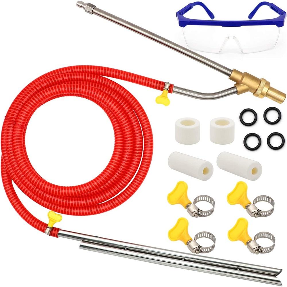 High-pressure washer sandblasting kit
