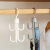 360° Rotating Over Door Hooks, Multi-Purpose Storage for Clothes Bags Umbrellas & Accessories