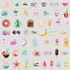 50 Summer Graffiti Stickers Water Cup Mobile Suitcase Waterproof Decorative Stickers Summer Vacation Stickers