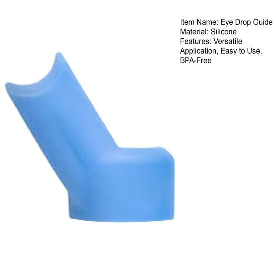 Vertical Eye Washer Stand Eyedrop Bottle Holder BPA-Free Dropper Bracket Eye Drop Guide Silicone Tool for 5 10 15ml Bottles