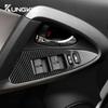 Real Soft Carbon Fiber Sticker For Toyota RAV4 2006 2007 2008 2009 2010 2011 2012 LHD RHD Car Door Window Panel Interior Trim