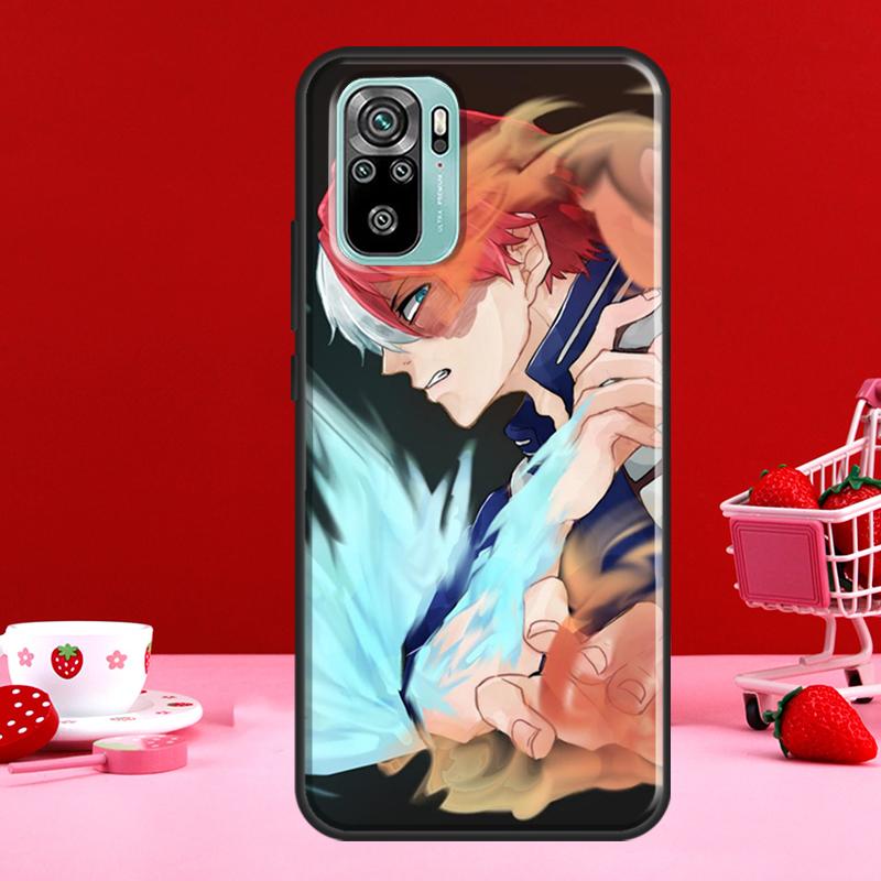 Anime Shoto Todoroki For Redmi Note 10 Pro Case For Redmi Note 11 Pro Note 8 9 Pro 9S 10S 11S 9C 9A 9T Cover