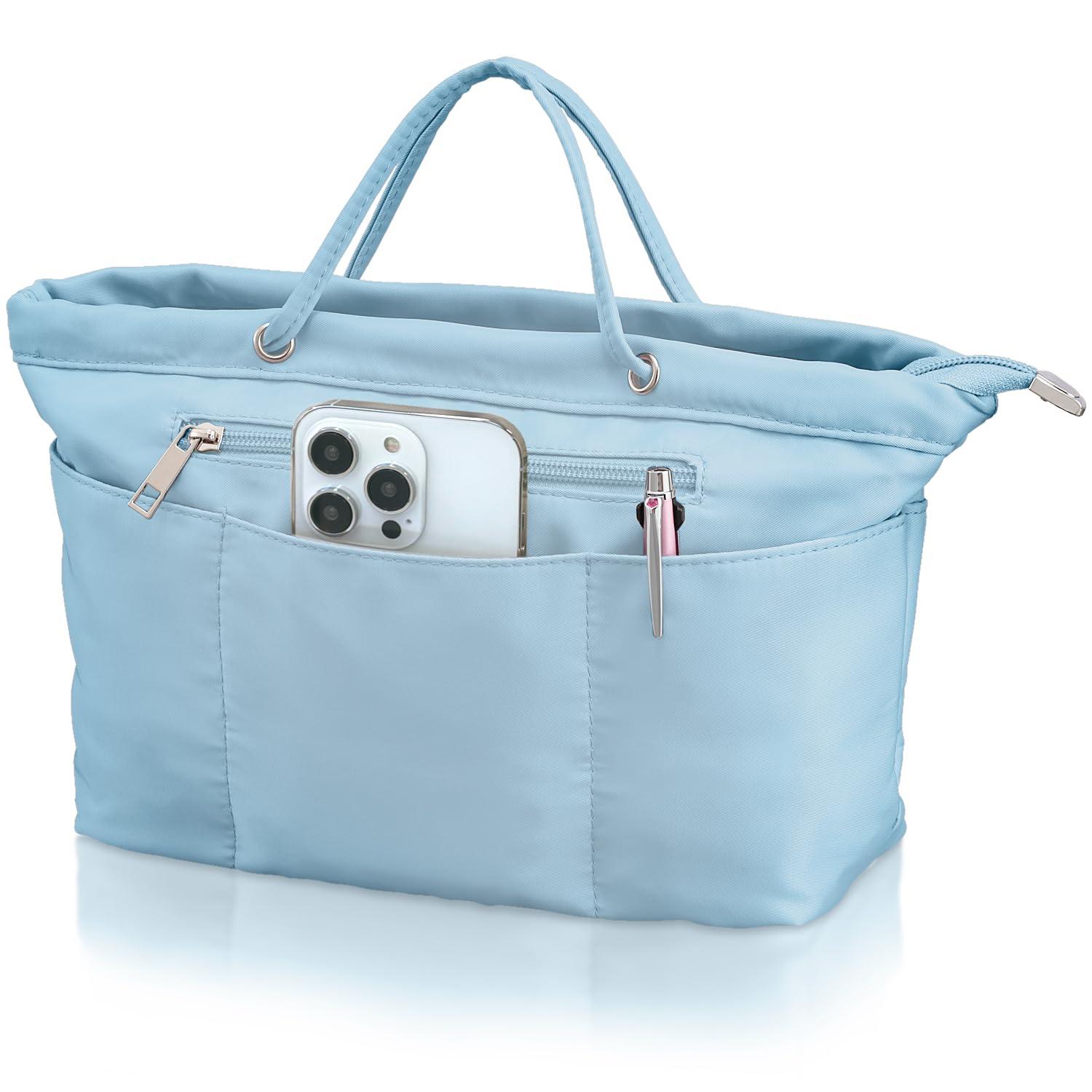 

Annekor Виступаюча Внутрішня Преміум Внутрішня для Чоловіків і Жінок Сумка-в-Сумці [Нові Функції Ручки] Сумка-в-Сумці Сумка, Нейлон, Легка, Водовідштовхувальна, синій