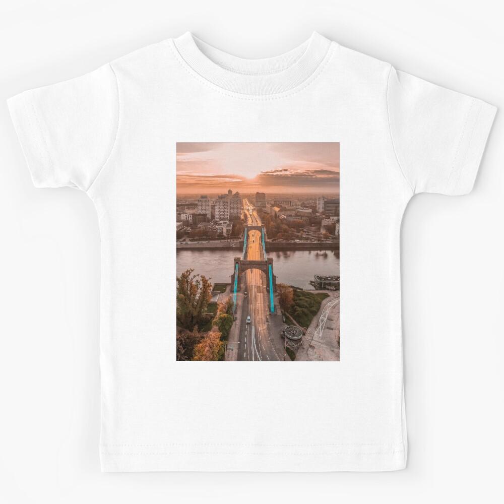 Wroclaw City Grunwaldzki Bridge Kids T-Shirt 150