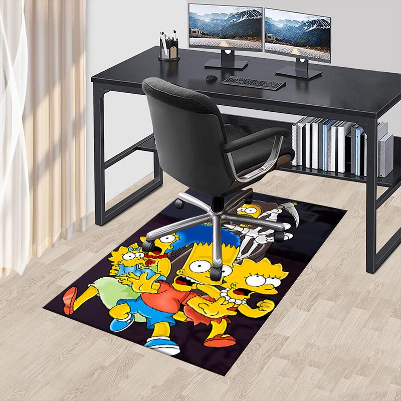 1pc Simpsons Family Adventure Carpet for Playroom Bedroom Living Room Sofa Home Decor,kids Game Area Rug Non-slip Floor Mat Y82661