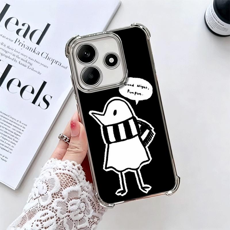Oyasumi Punpun Anime Soft Phone Case For Xiaomi Redmi Note 14 15 Pro Plus 13 12 11S 11T 5G 10 9S 9 Plating Anti-Fall Fundas