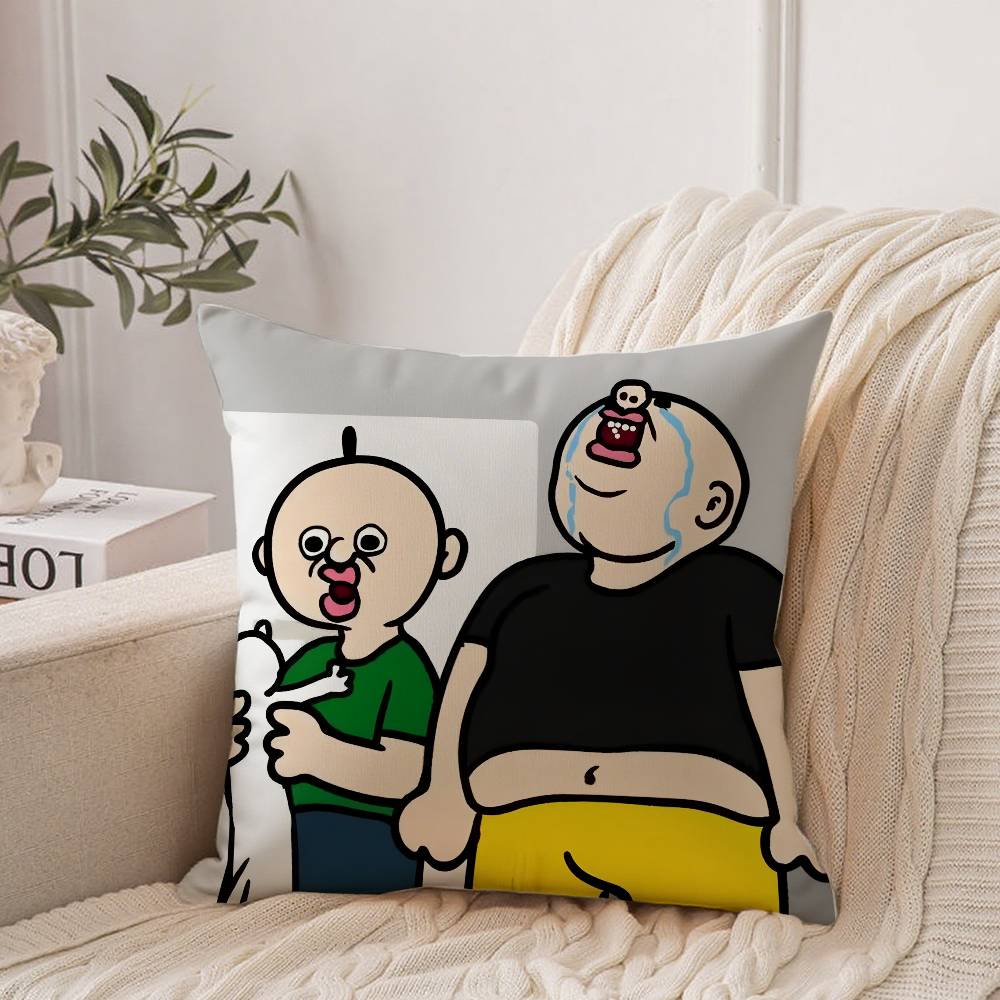 Bbangbbangs Diary Cartoon Pillow Case Home Decor Throw For Sofa Bed Car Room Decor Gift Idea