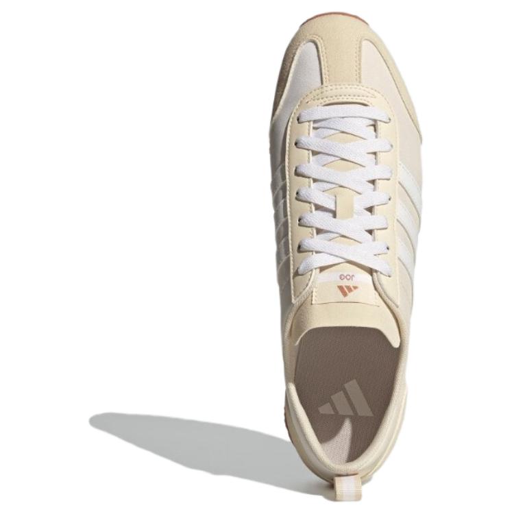adidas VS Jog 2.0 Wonder White Unisex Sneaker Creme Wolkenweiß Grau-Zwei JI2435