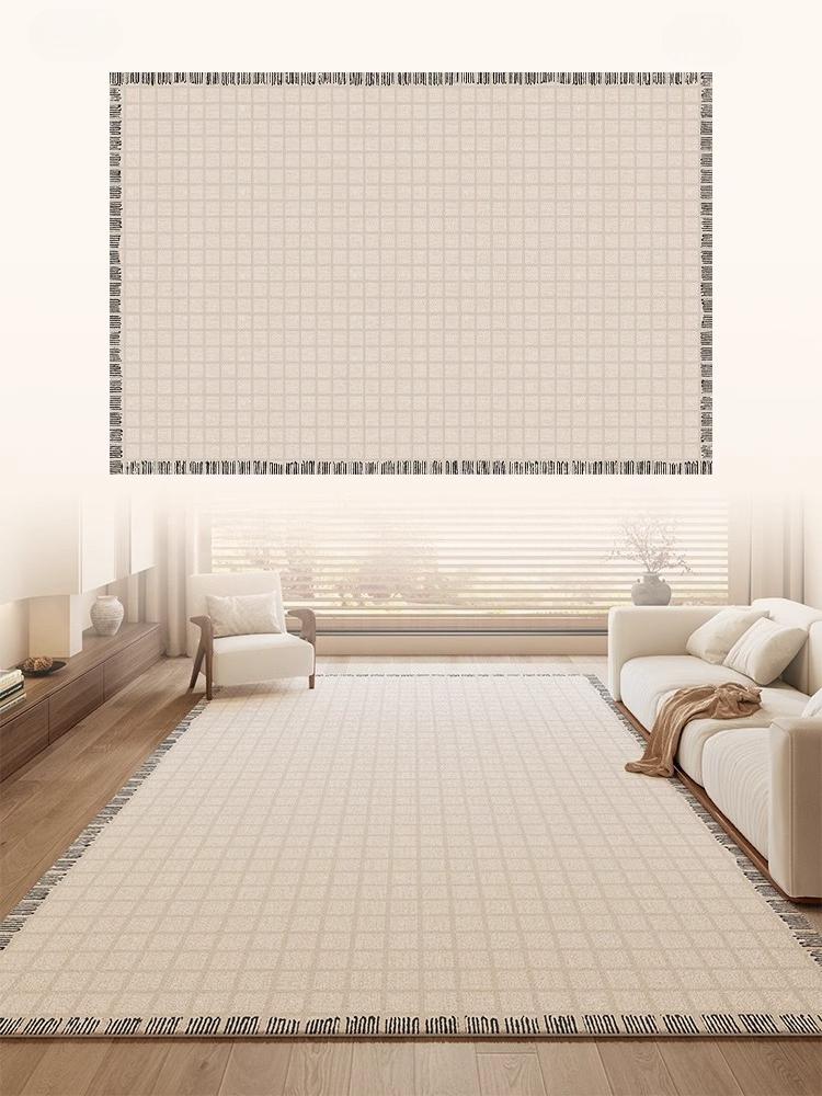 

Large Fluffy Soft Rug Modern Simple Carpet for Living Room Bedroom Thick Plush Floor Mat Home Decor 80*120cm