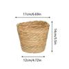 1Pcs Planter Basket Flower Pot Basket Rattan Straw Grass Woven Flowerpot Mini/S/M/L Furniture Decoration For Garden Terraces