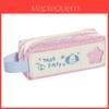 Canvas Student Multi Layer Pen Case With Large Capacity And Star Cutouts For School Supplies