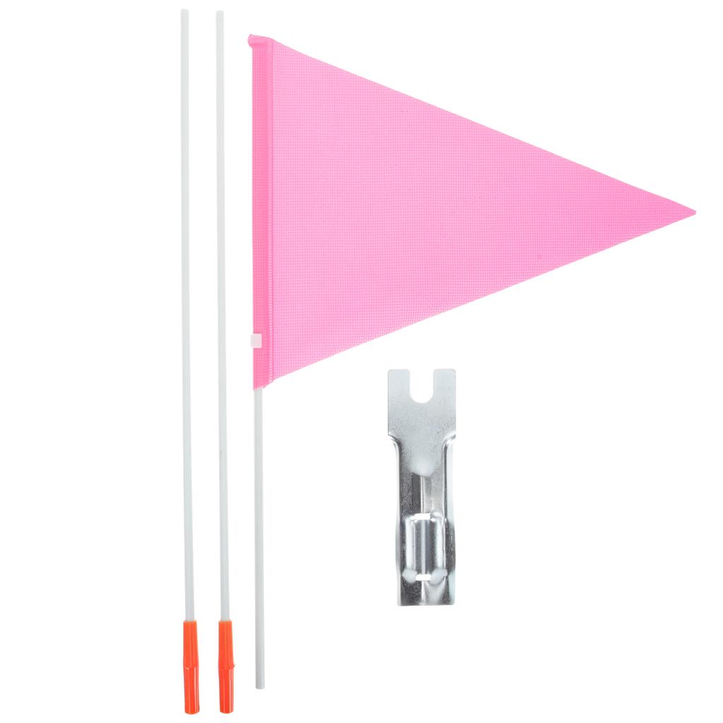 Bike Flag With Pole Adjustable Glass Fiber Flagpole For Bikes Cycling Warning Flags Advertising Home Decor Cycling Tail Flag