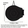 360° Rotating Memory Foam Car Seat Cushion - Ergonomic Hexagonal Design for Comfortable Support, Anti-Slip & Breathable Polyester Cover
