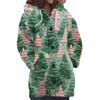Women's Fashion Casual Long Sleeve Wool Knit Hoodie Button Cardigan