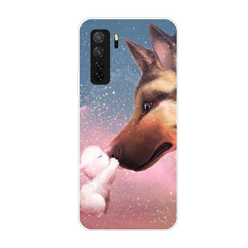 

Чехол для Huawei Nova 7 SE, новинка 2020, модный милый окрашенный мягкий силиконовый чехол из ТПУ для задней панели для Huawei Nova7 Pro Nova 7SE, чехлы для телефонов Nova 7