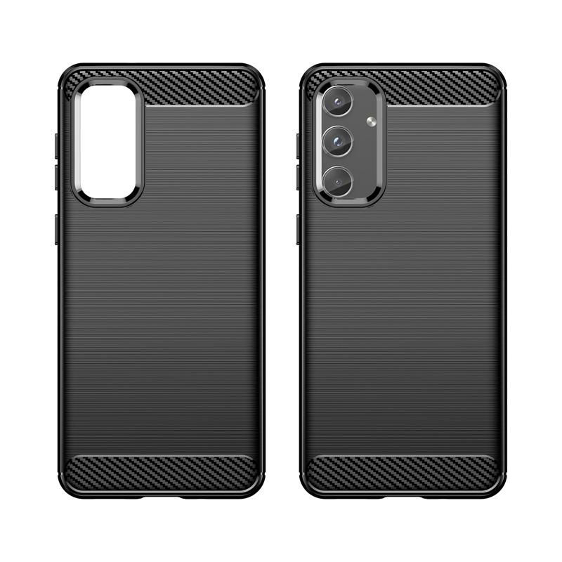 For Case Samsung Galaxy M55 Cover For Samsung M55 Coque Carbon Fibre Shockproof Back Bumper Soft TPU Case For Samsung M55 Fundas